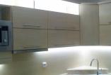 Kuchyňská linka v panelovém domě v provedení z LTD  dekor bříza sněžná